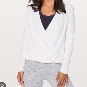 Lululemon Full Freedom Long Sleeve Yoga Wrap Shirt Top